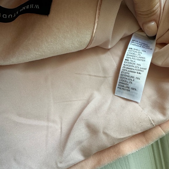 COPY - WHBM Pink Velvet Blazer - Picture 3 of 8